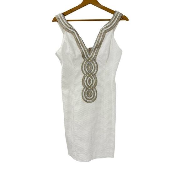 Tory Burch Valli Shift Dress Sz 2 - Picture 2 of 7